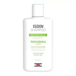 ISDIN Shampooing Nutradeica pour cheveux gras et à pellicules, 200 ml