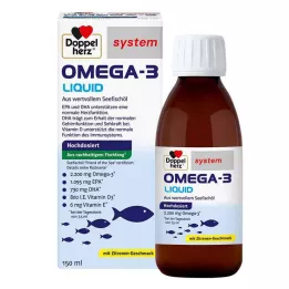 DOPPELHERZ Système liquide oméga-3, 150 ml