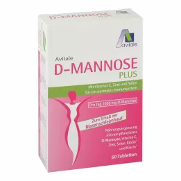 D-MANNOSE PLUS 2000 mg Comprimés avec vitamines et minéraux, 60 Comprimés