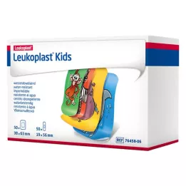 LEUKOPLAST Kids Strips 38x63mm/19x56mm 50 pc, 100 pc
