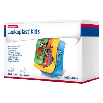 LEUKOPLAST Kids Strips 38x63mm/19x56mm 50 pc, 100 pc