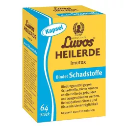 LUVOS Gélules dargile imutox, 64 gélules