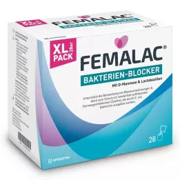 FEMALAC Bloqueur de bactéries en poudre, 28 pièces