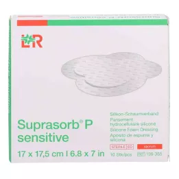SUPRASORB P sensible PU-Schaumv.sacr.bor.17x17,5, 10 pces