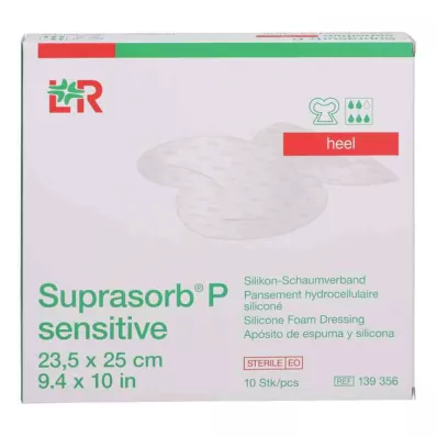Suprasorb P sensible PU-talon en mousse bore.23,5x25, 10 pc