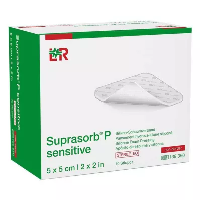 Suprasorb P sensible PU-mousse sans bore 5x5cm, 10 pc Suprasorb P sensible PU-mousse sans bore 5x5cm, 10 pc