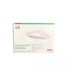SUPRASORB P sensitive PU-V.mousse non-bor.15x20cm, 10 pces