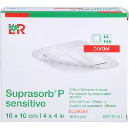 SUPRASORB P sensitive PU-Bandes de mousse 10x10cm, 10 pces