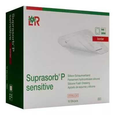 Bordure en mousse Suprasorb P sensible PU-15x15cm, 10 pc