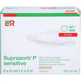 SUPRASORB P sensitive PU-Bandes de mousse 5x5cm, 10 pces