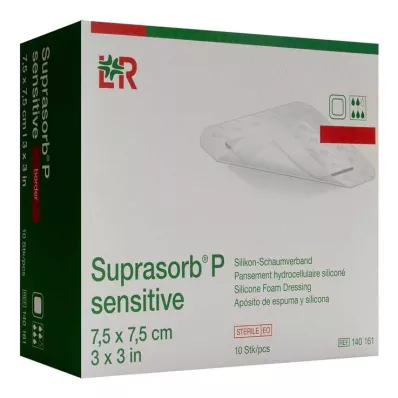 Suprasorb P sensible PU-Schaumv.bor.lite 7,5x7,5, 10 pc