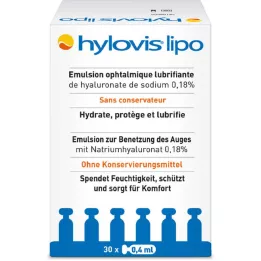 HYLOVIS Gouttes oculaires lipo, pipettes monodoses, 30X0.4 ml