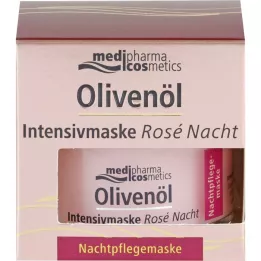 OLIVENÖL INTENSIVMASKE Crème de nuit à la rose, 50 ml