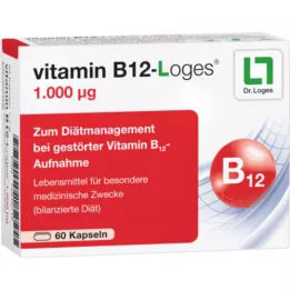 VITAMIN B12-LOGES Gélules de 1.000 μg, 60 gélules