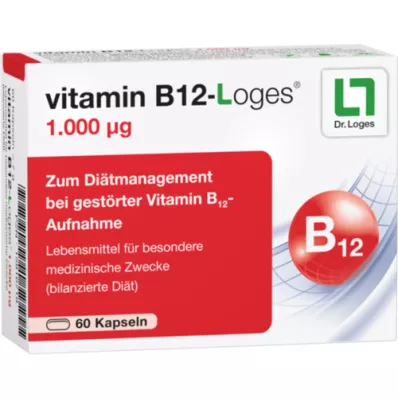 VITAMIN B12-LOGES Gélules de 1.000 μg, 60 gélules