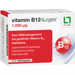 VITAMIN B12-LOGES Gélules de 1 000 μg, 120 gélules