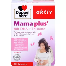 DOPPELHERZ Maman plus avec DHA+ acide folique en gélules, 30 gélules