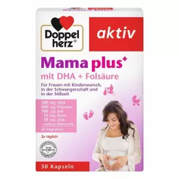 DOPPELHERZ Maman plus avec DHA+ acide folique en gélules, 30 gélules