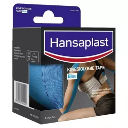 HANSAPLAST Sport Kinesiologie Tape 5 cmx5 m bleu, 1 pc