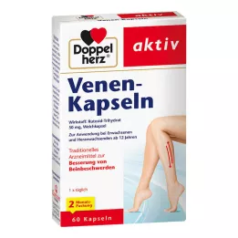 DOPPELHERZ Gélules pour les veines, 60 gélules