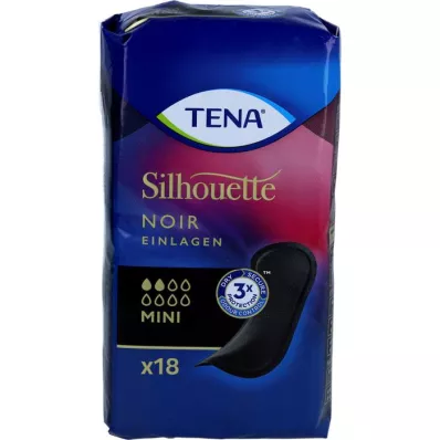 TENA SILHOUETTE Inserts mini noir, 18 pcs