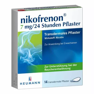 NIKOFRENON 7 mg/24 heures patch transdermique, 14 pces