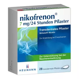 NIKOFRENON 7 mg/24 heures Patch transdermique, 28 pces