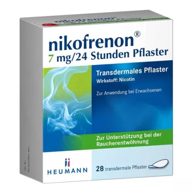 NIKOFRENON 7 mg/24 heures Patch transdermique, 28 pces
