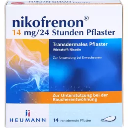 NIKOFRENON 14 mg/24 heures patch transdermique, 14 pces
