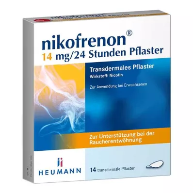 NIKOFRENON 14 mg/24 heures patch transdermique, 14 pces NIKOFRENON 14 mg/24 heures patch transdermique, 14 pces