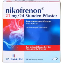 NIKOFRENON 21 mg/24 heures patch transdermique, 14 pces