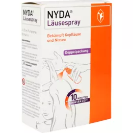 NYDA Spray anti-poux, 2X50 ml