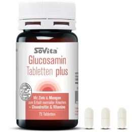 SOVITA Comprimés de glucosamine plus, 75 pc