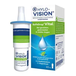 HYLO-VISION Gouttes oculaires SafeDrop Vital, 10 ml