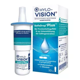 HYLO-VISION Gouttes oculaires SafeDrop Plus, 10 ml