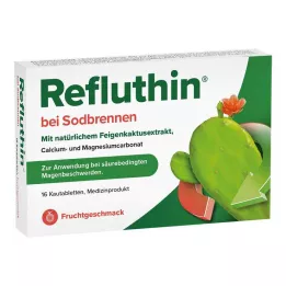 REFLUTHIN en cas de brûlures destomac Comprimés à mâcher aux fruits, 16 pces