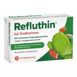 REFLUTHIN en cas de brûlures destomac Comprimés à mâcher aux fruits, 48 pces
