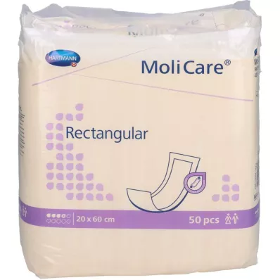 MOLICARE rectangulaire 4 gouttes 20x60 cm, 50 pces