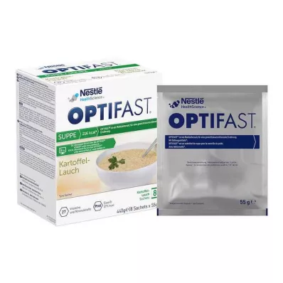 Soupe maison Optifast poudre de pomme de terre-poireaux, 8x55 g Soupe maison Optifast poudre de pomme de terre-poireaux, 8x55 g