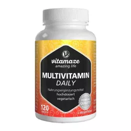 MULTIVITAMIN DAILY Gélules végétales sans iode, 120 gélules