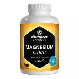 MAGNESIUMCITRAT 360 mg gélules végétaliennes, 180 pc