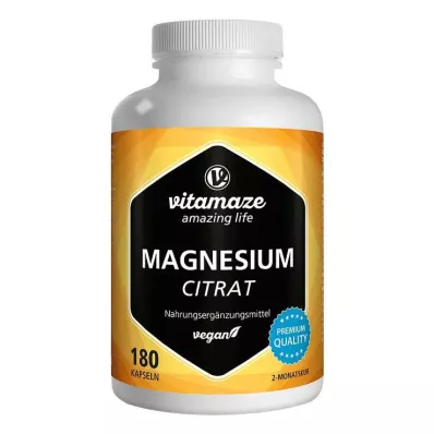 MAGNESIUMCITRAT 360 mg gélules végétaliennes, 180 pc