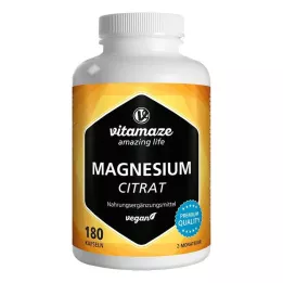 MAGNESIUMCITRAT 360 mg gélules végétaliennes, 180 pc