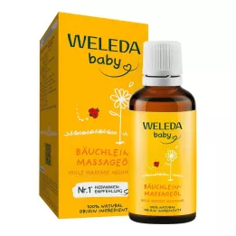 WELEDA Huile de massage pour le ventre de bébé, 50 ml