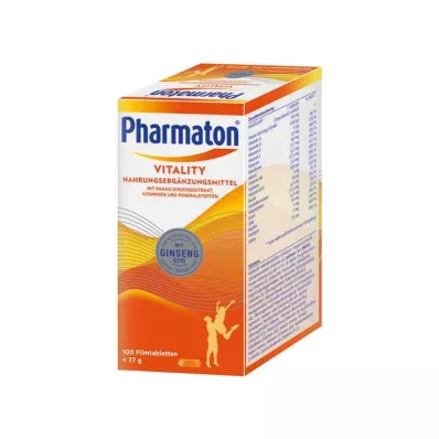 Pharmaton avec extrait de ginseng et vitamines, 100 pièces Pharmaton avec extrait de ginseng et vitamines, 100 pièces
