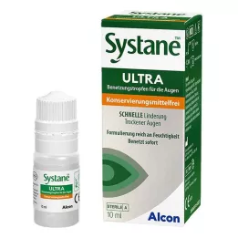 SYSTANE ULTRA Lingette de mouillage pour les yeux, 10 ml
