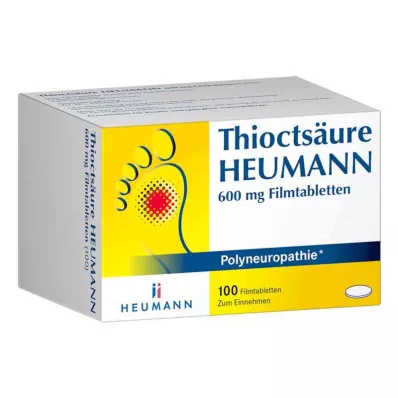 THIOCTSÄURE HEUMANN 600 mg Comprimés pelliculés, 100 pcs
