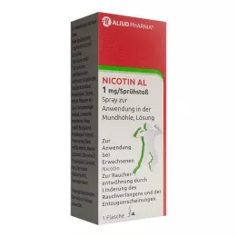 NICOTIN AL 1 mg/pulvérisation en spray buccal, 1 pc