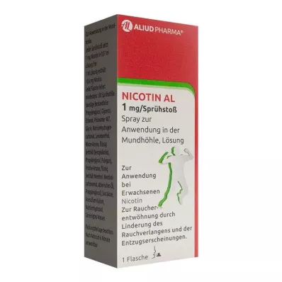 NICOTIN AL 1 mg/pulvérisation en spray buccal, 1 pc