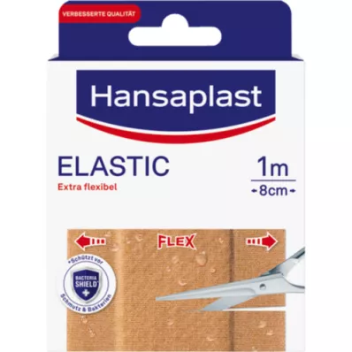 HANSAPLAST Pansement élastique 8 cmx1 m, 1 pc